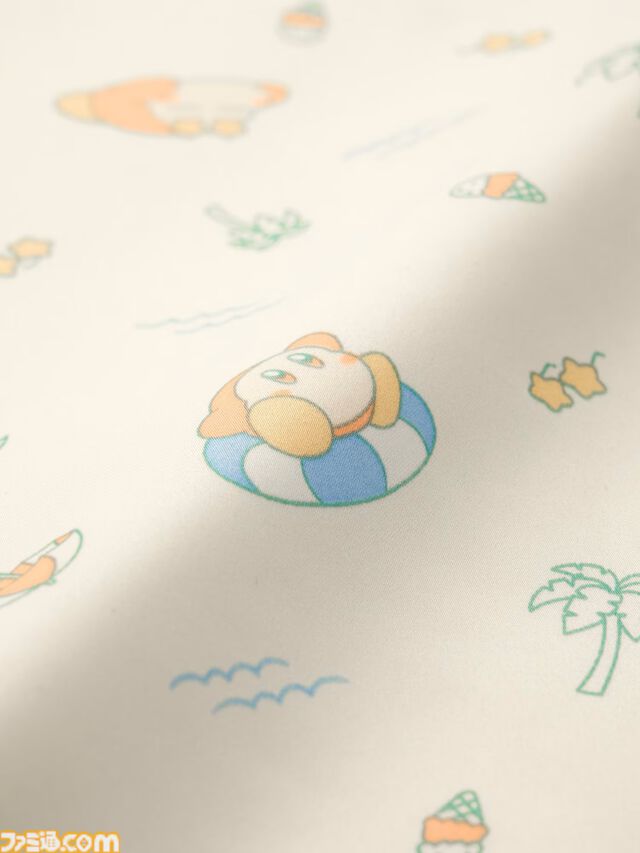 『星のカービィ』GUコラボアパレル先行予約販売がスタート。バカンスを満喫するカービィ&ワドルディのTシャツやパジャマをオンラインストアで展開