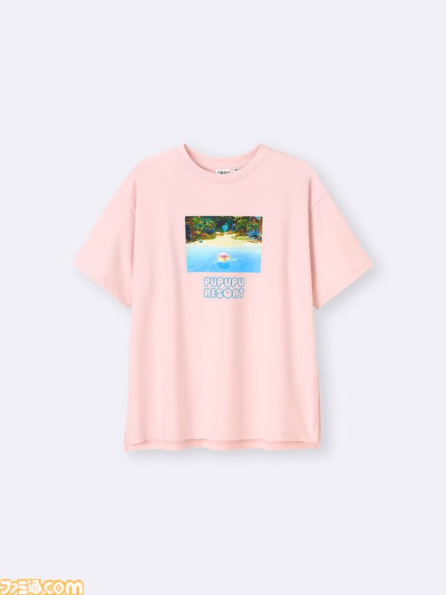 『星のカービィ』GUコラボアパレル先行予約販売がスタート。バカンスを満喫するカービィ&ワドルディのTシャツやパジャマをオンラインストアで展開