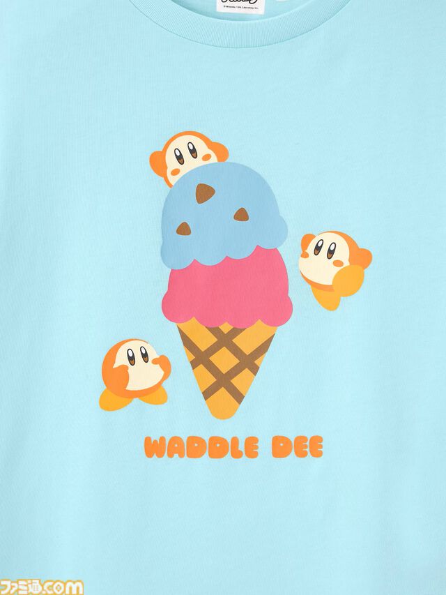 『星のカービィ』GUコラボアパレル先行予約販売がスタート。バカンスを満喫するカービィ&ワドルディのTシャツやパジャマをオンラインストアで展開