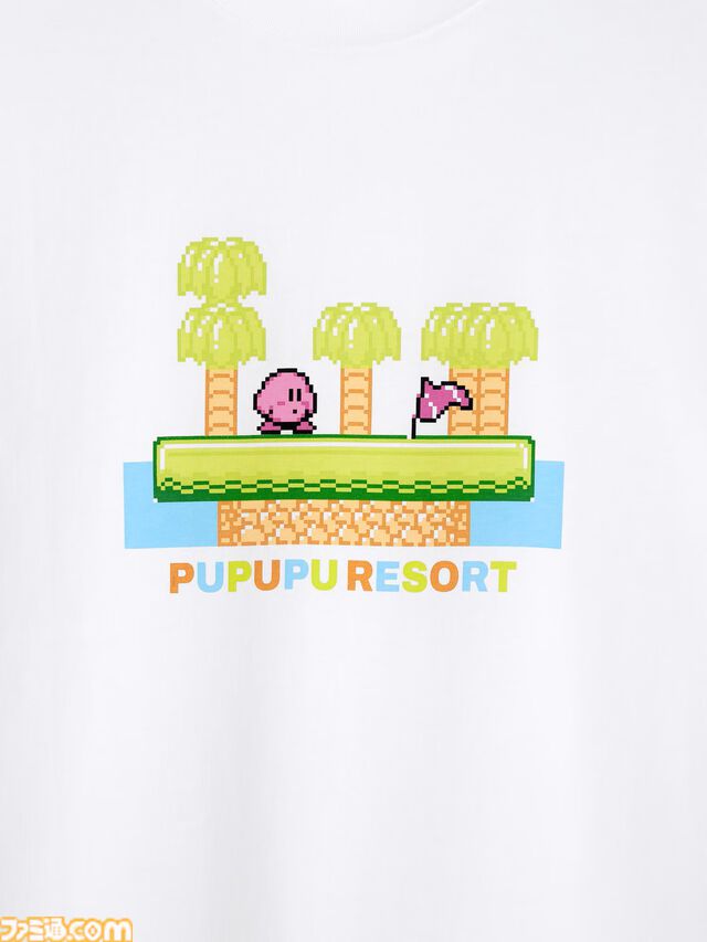 『星のカービィ』GUコラボアパレル先行予約販売がスタート。バカンスを満喫するカービィ&ワドルディのTシャツやパジャマをオンラインストアで展開