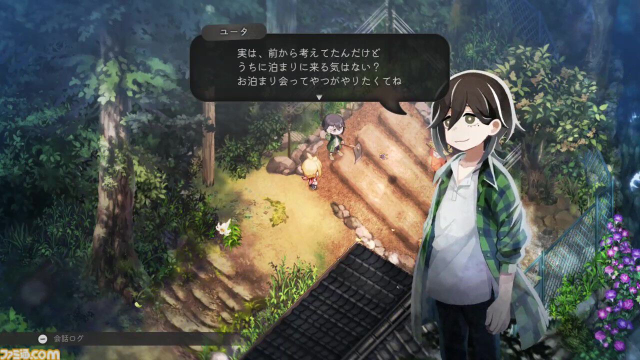 『ほの暮しの庭』彼ヶ津村の登場人物が公開。紹介文には「〇〇を殺そうとしている」など塗りつぶされた不穏な箇所も【夜廻スタッフ新作】