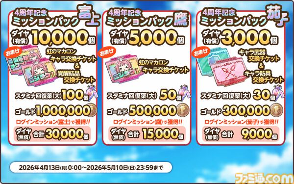 『天啓パラドクス』新キャラ“ソフィア【あなたと世界を守るために】”本日（4/13）実装。4周年記念キャンペーンやイベントが開催中