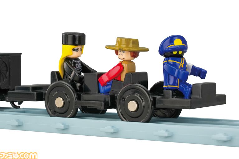 『銀河鉄道999』のプラレールが7月18日に発売。メーテル・鉄郎・車掌のプラキッズ（フィギュア）付属でアニメのシーンを再現可能