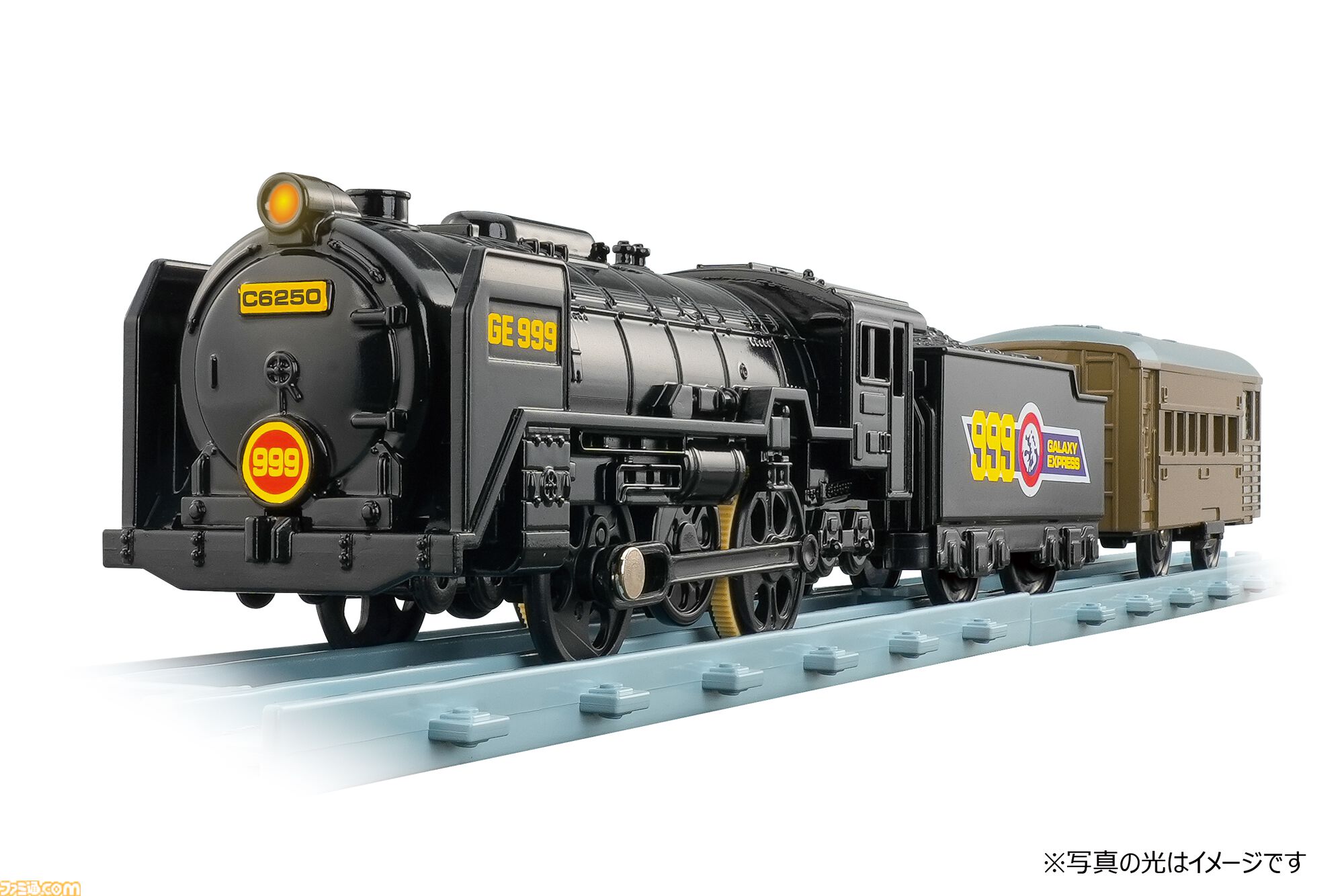 銀河鉄道999』のプラレールが7月18日に発売。メーテル・鉄郎・車掌の