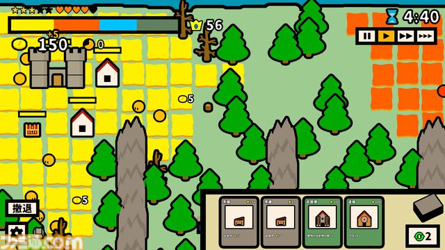 『One King is Enough』1試合5～6分で決着するハイスピード陣取り合戦。建物カードで戦うデッキ構築ストラテジーが4月21日発売