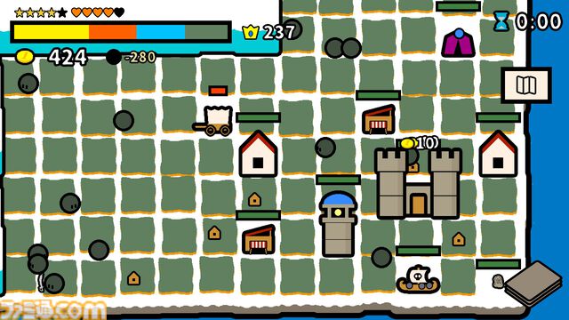 『One King is Enough』1試合5～6分で決着するハイスピード陣取り合戦。建物カードで戦うデッキ構築ストラテジーが4月21日発売