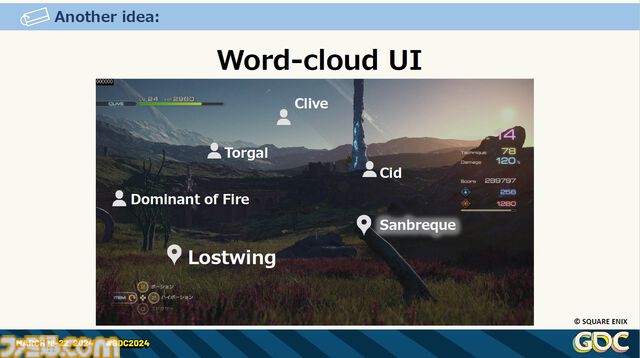 『FF16』の膨大で複雑な世界設定を楽しくわかりやすく！ 他ジャンルへの搭載も期待、“アクティブタイムロア”という発明ができるまで【GDC 2024】