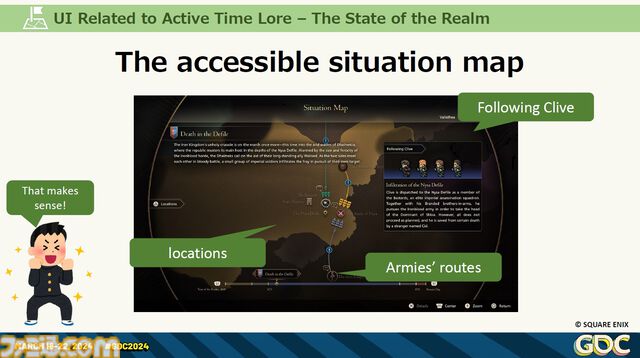 『FF16』の膨大で複雑な世界設定を楽しくわかりやすく！ 他ジャンルへの搭載も期待、“アクティブタイムロア”という発明ができるまで【GDC 2024】