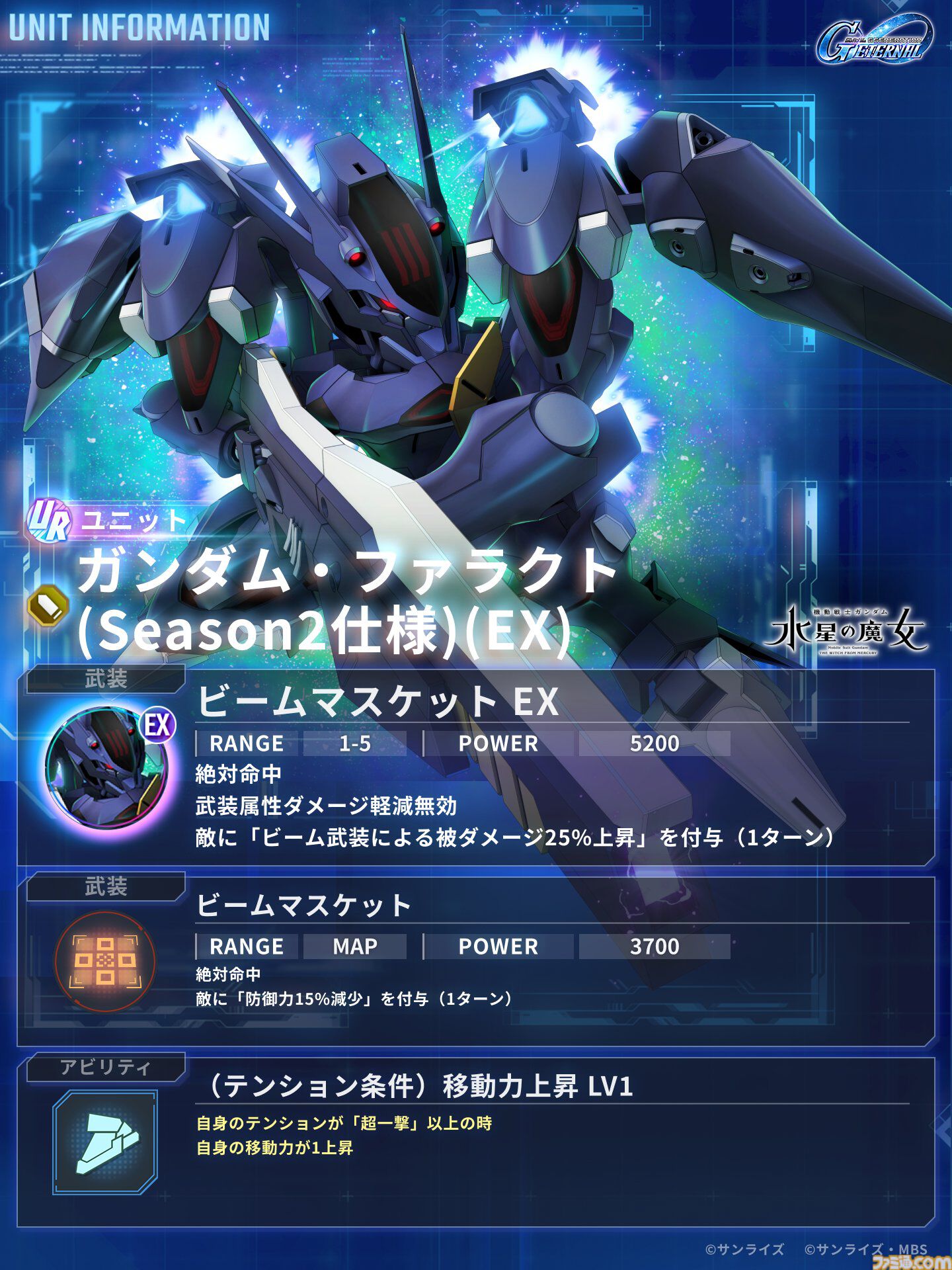 Gジェネエターナル】限定URのEx-Sガンダムとヤサカ・マオが4/16に
