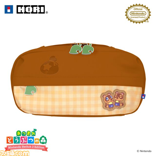 『あつ森』たぬきちやしずえをあしらったSwitch2コントローラーがホリより登場。木目調の温かみのあるデザイン。ポーチやヘッドセットも展開