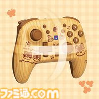『あつ森』たぬきちやしずえをあしらったSwitch2コントローラーがホリより登場。木目調の温かみのあるデザイン。ポーチやヘッドセットも展開