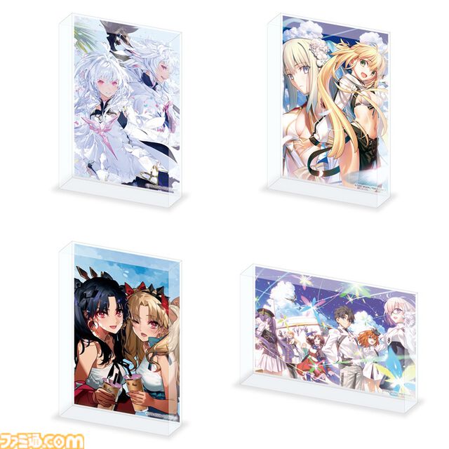『FGO』週刊ファミ通の歴代表紙イラストを使用したグッズが登場。キャラファイングラフやアクリルブロック、タペストリーなどがエビテンで予約開始