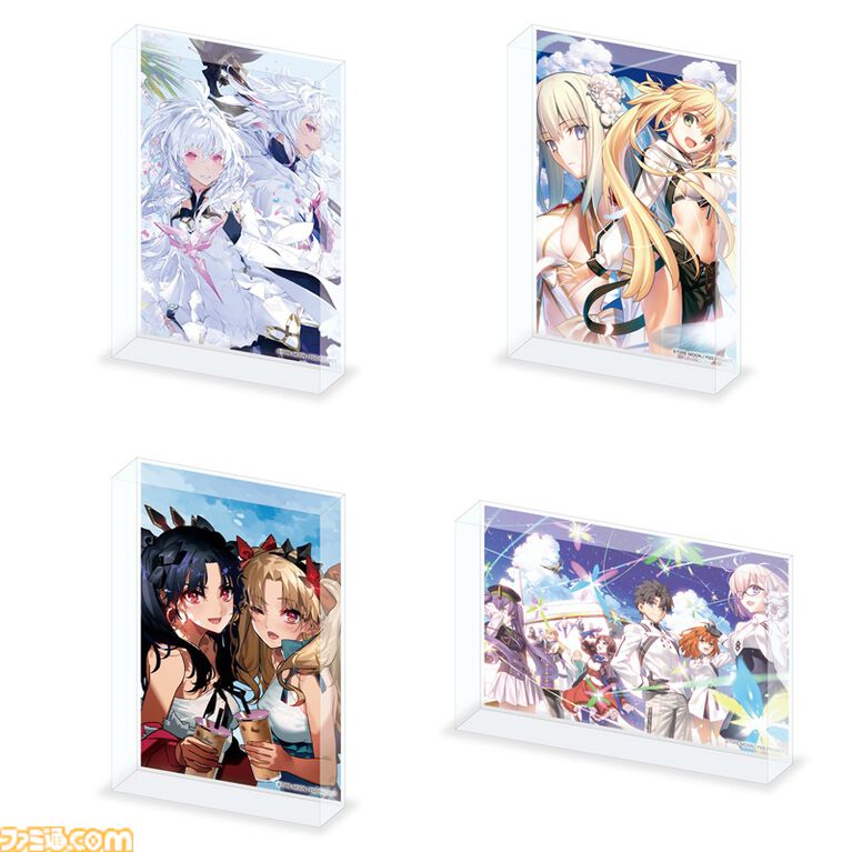 『FGO』週刊ファミ通の歴代表紙イラストを使用したグッズが登場。キャラファイングラフやアクリルブロック、タペストリーなどがエビテンで予約開始