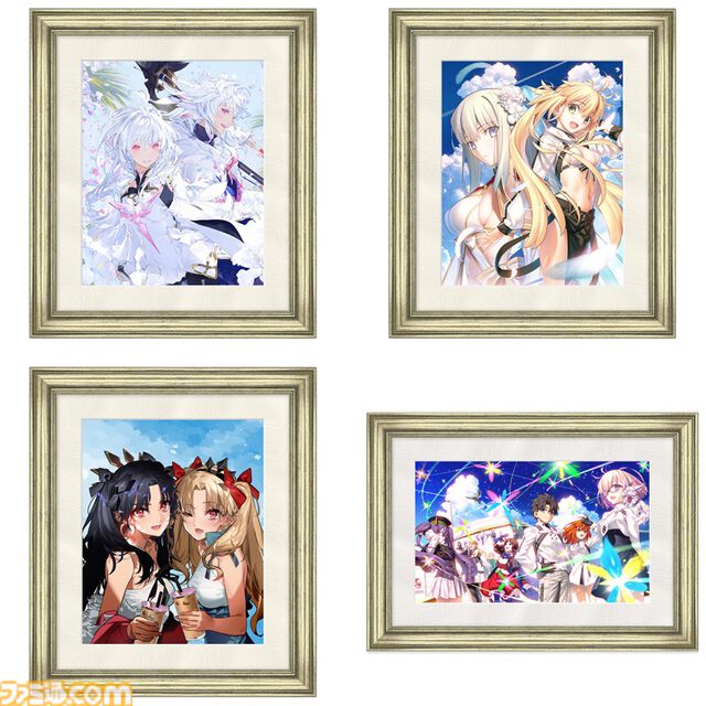 『FGO』週刊ファミ通の歴代表紙イラストを使用したグッズが登場。キャラファイングラフやアクリルブロック、タペストリーなどがエビテンで予約開始
