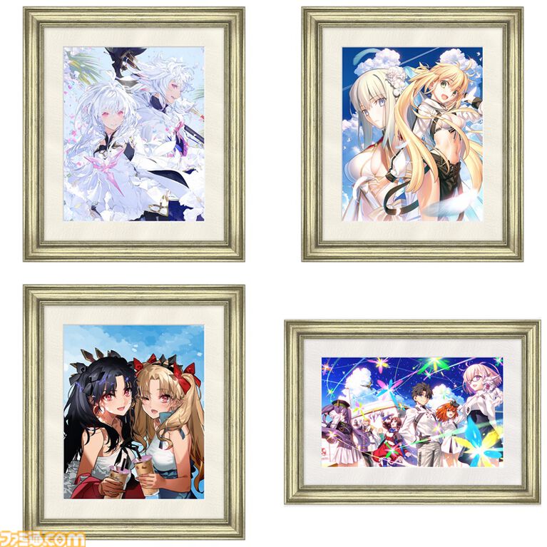 『FGO』週刊ファミ通の歴代表紙イラストを使用したグッズが登場。キャラファイングラフやアクリルブロック、タペストリーなどがエビテンで予約開始