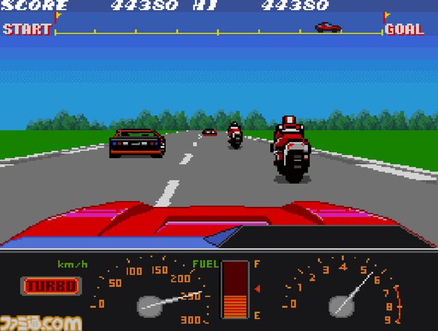 【アケアカ】『KONAMI RF2 Red Fighter』が4月16日に配信開始。過酷な全6ステージを、燃料切れに注意しながら走り抜けるレースゲーム