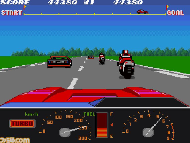 【アケアカ】『KONAMI RF2 Red Fighter』が4月16日に配信開始。過酷な全6ステージを、燃料切れに注意しながら走り抜けるレースゲーム