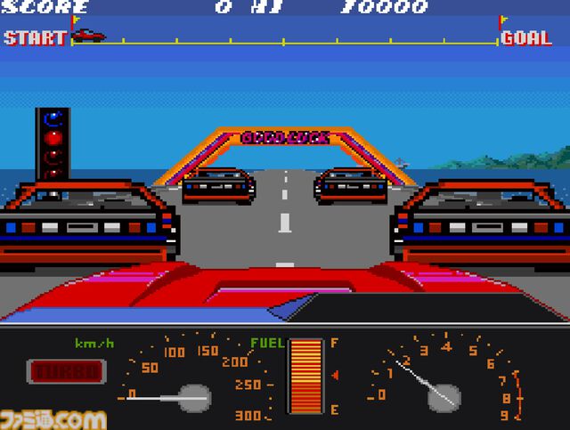 【アケアカ】『KONAMI RF2 Red Fighter』が4月16日に配信開始。過酷な全6ステージを、燃料切れに注意しながら走り抜けるレースゲーム