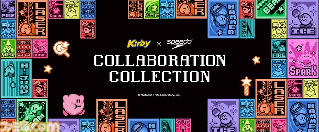 『星のカービィ』スイムキャップや水着など、プールでのトレーニングアイテムが登場。スイムウェアブランド“Speedo（スピード）”コラボ第2弾