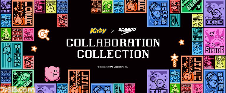 『星のカービィ』スイムキャップや水着など、プールでのトレーニングアイテムが登場。スイムウェアブランド“Speedo（スピード）”コラボ第2弾