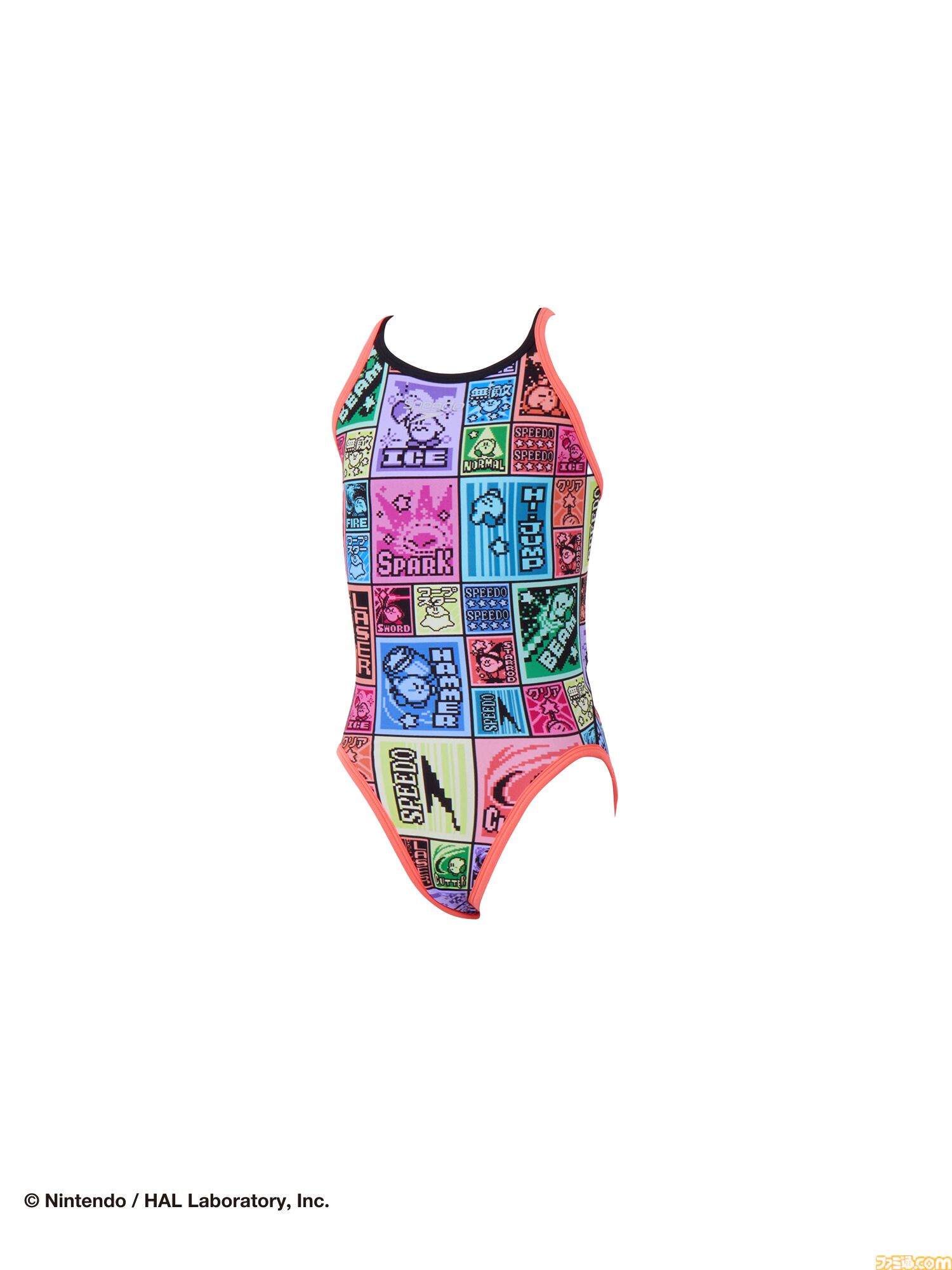 『星のカービィ』スイムキャップや水着など、プールでのトレーニングアイテムが登場。スイムウェアブランド“Speedo（スピード）”コラボ第2弾