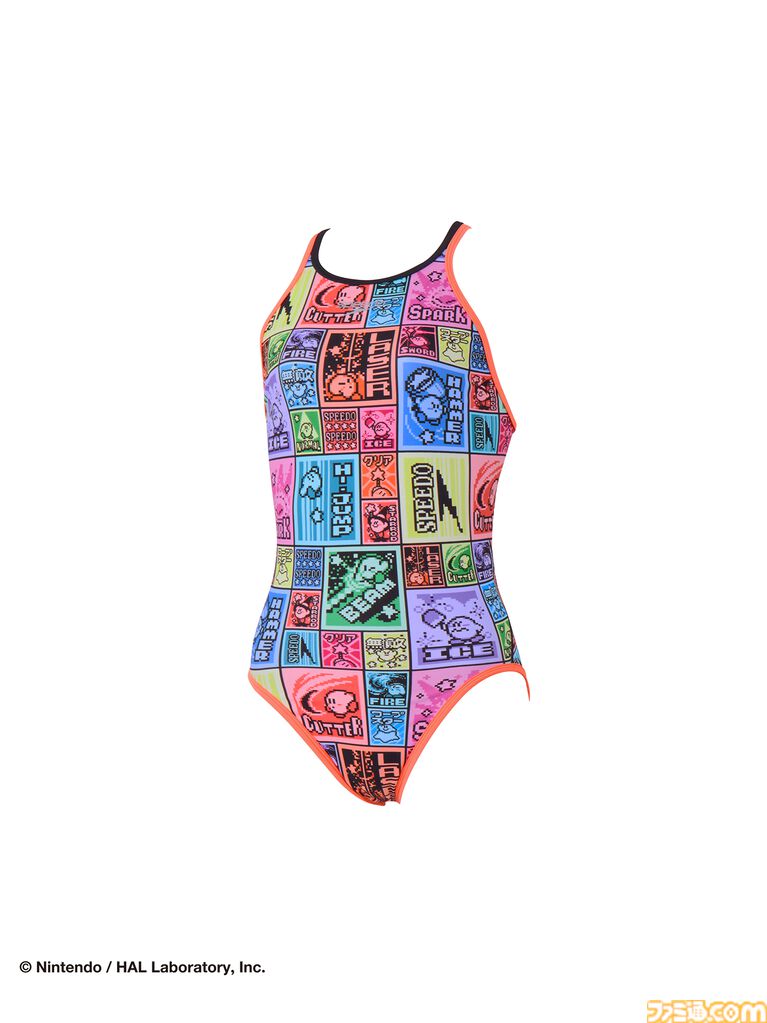 『星のカービィ』スイムキャップや水着など、プールでのトレーニングアイテムが登場。スイムウェアブランド“Speedo（スピード）”コラボ第2弾