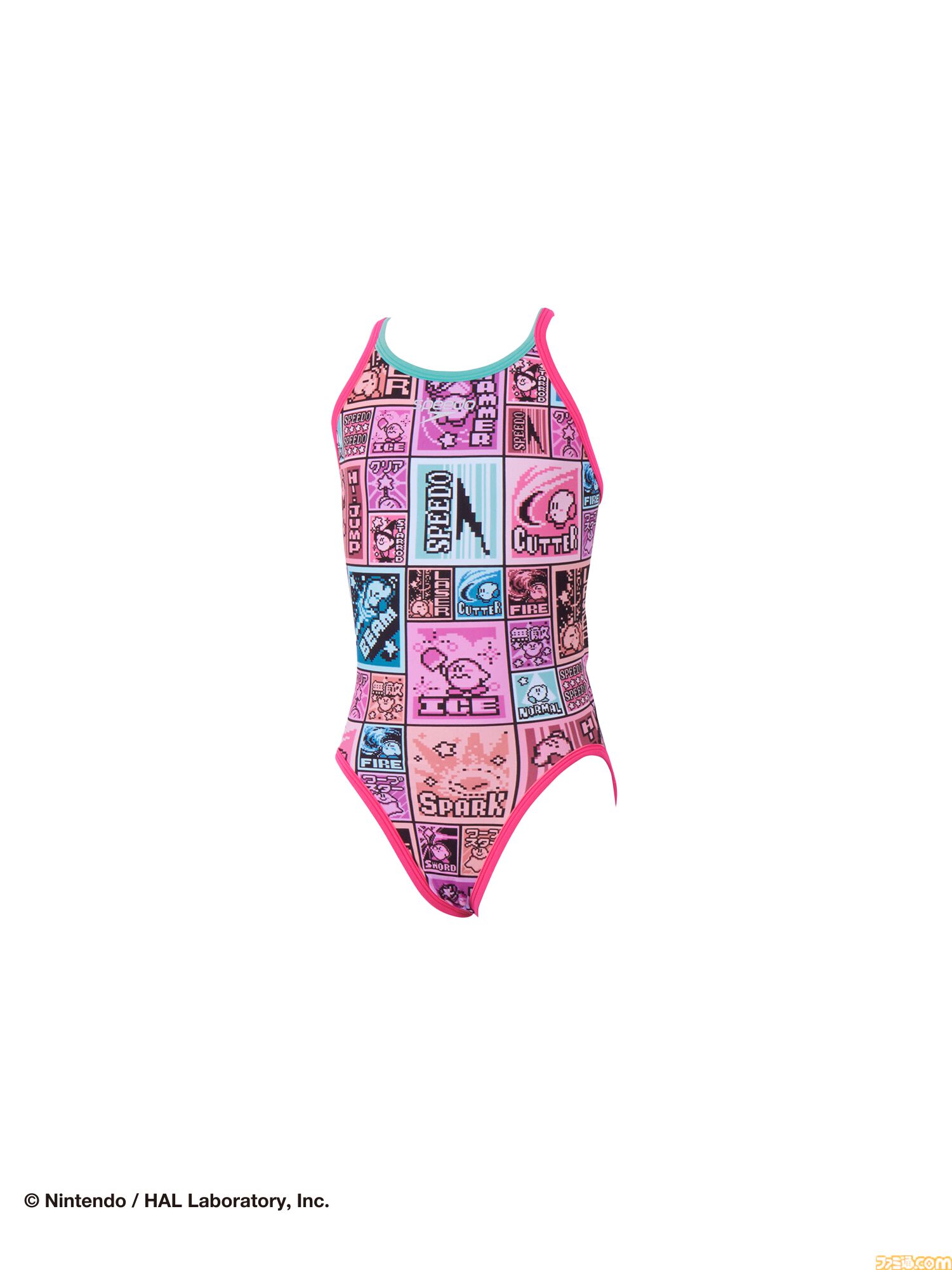 『星のカービィ』スイムキャップや水着など、プールでのトレーニングアイテムが登場。スイムウェアブランド“Speedo（スピード）”コラボ第2弾