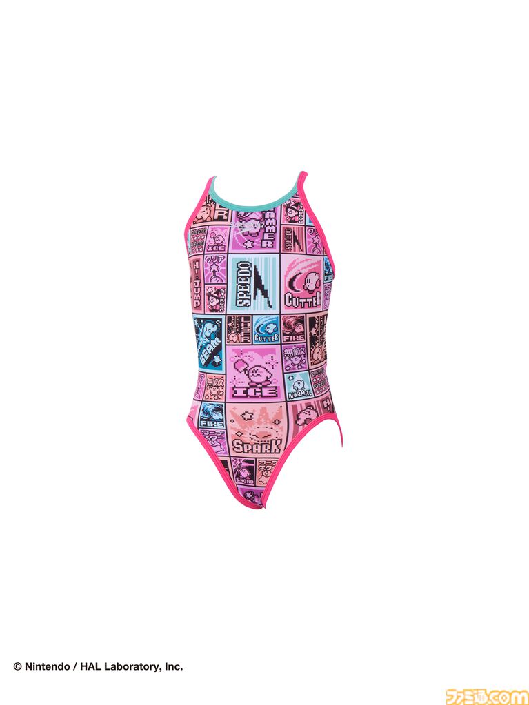 『星のカービィ』スイムキャップや水着など、プールでのトレーニングアイテムが登場。スイムウェアブランド“Speedo（スピード）”コラボ第2弾
