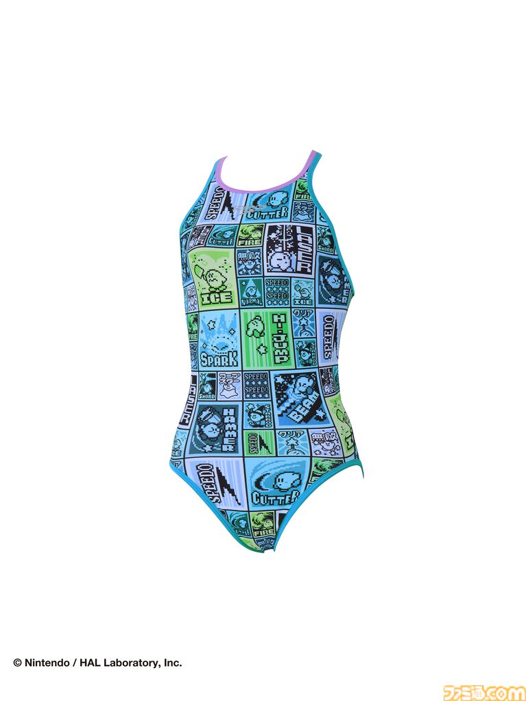 『星のカービィ』スイムキャップや水着など、プールでのトレーニングアイテムが登場。スイムウェアブランド“Speedo（スピード）”コラボ第2弾