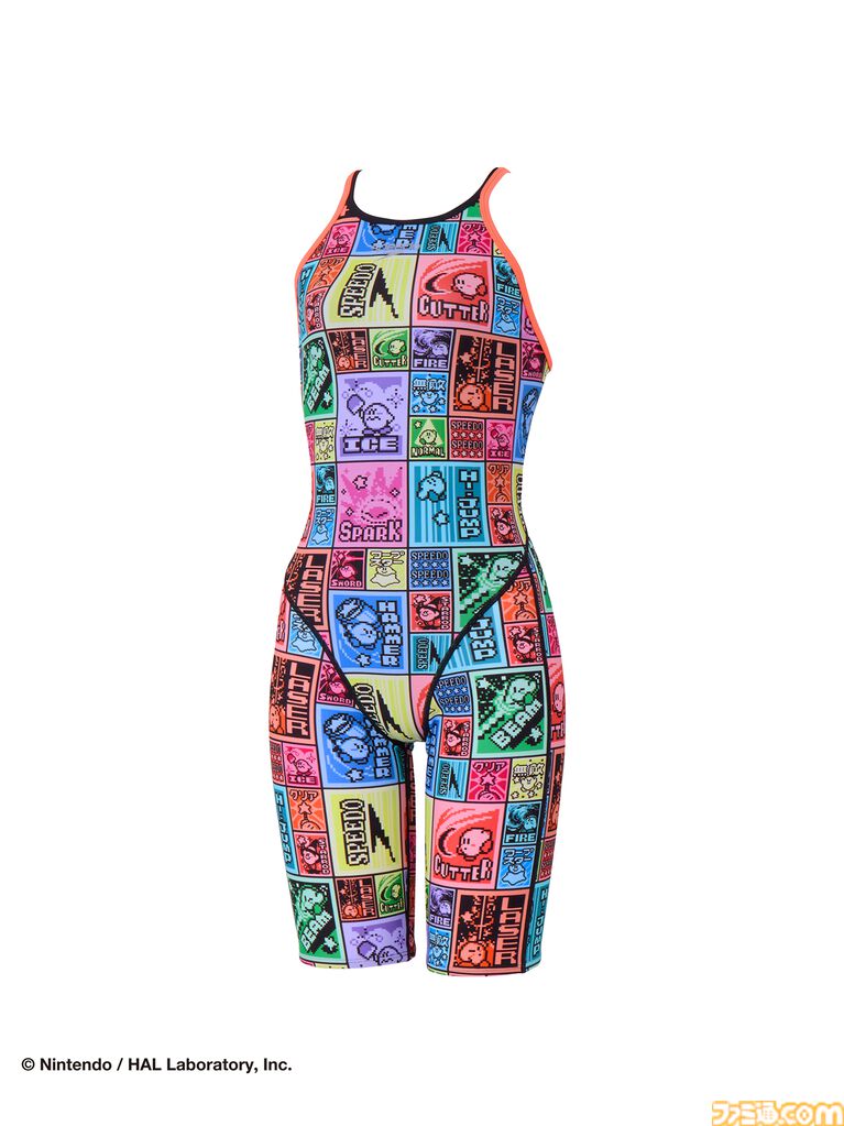 『星のカービィ』スイムキャップや水着など、プールでのトレーニングアイテムが登場。スイムウェアブランド“Speedo（スピード）”コラボ第2弾