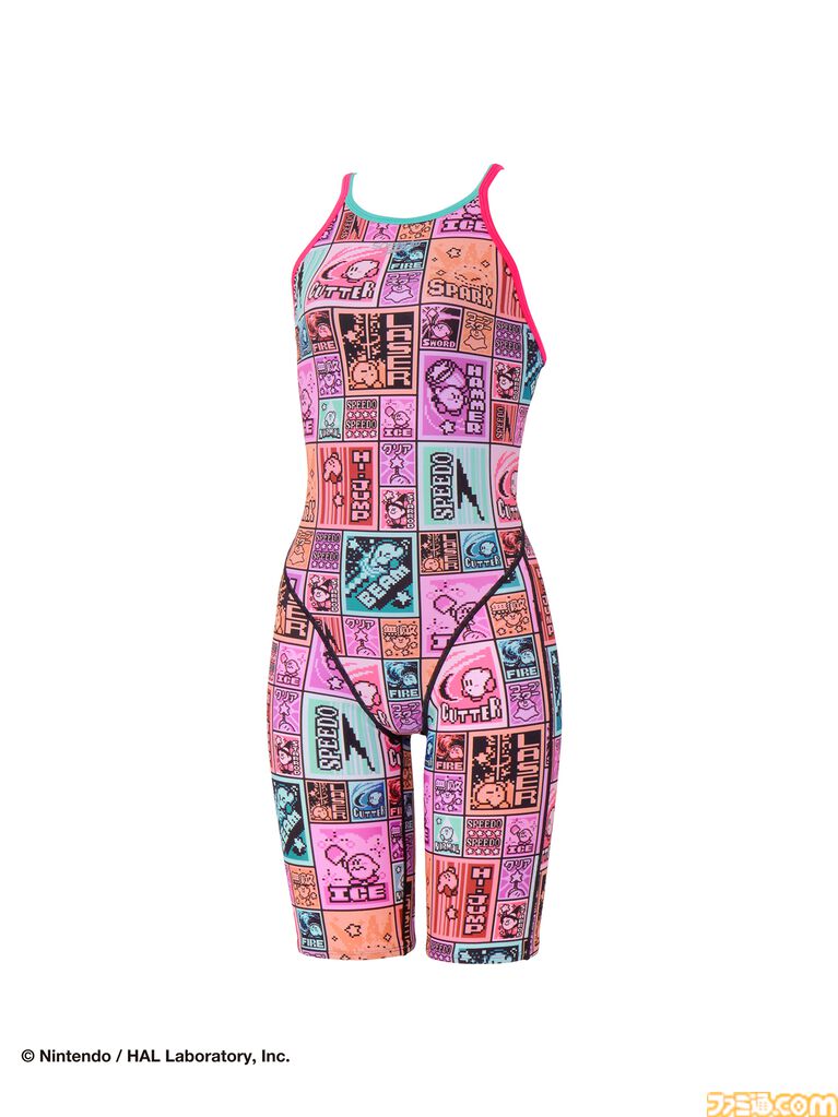 『星のカービィ』スイムキャップや水着など、プールでのトレーニングアイテムが登場。スイムウェアブランド“Speedo（スピード）”コラボ第2弾