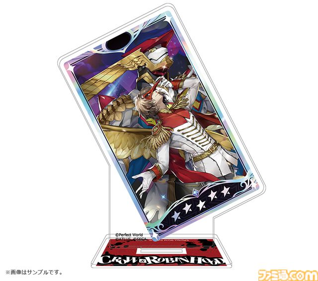 『ペルソナ5X』明智吾郎（クロウ）がグッズ化。ロビンフッドと並ぶスタイリッシュなアクスタ、アクキー、缶バッジが予約開始