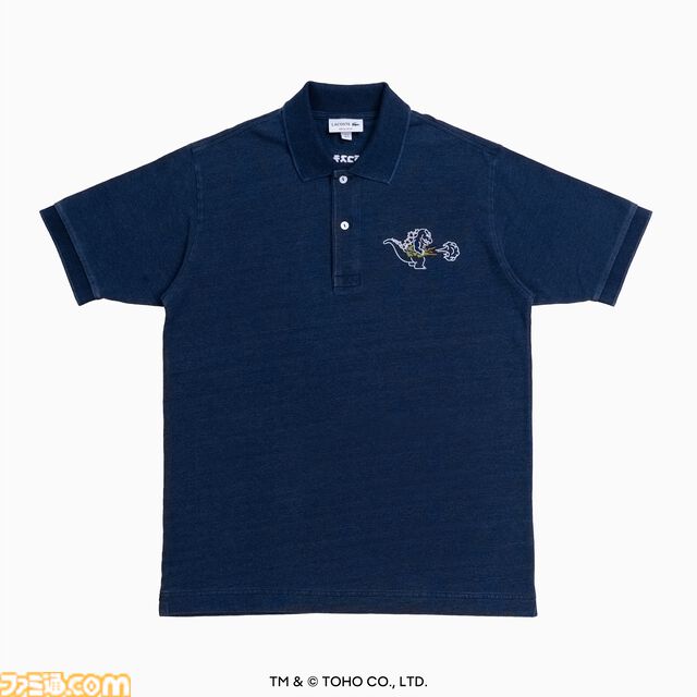 『ゴジラ』ラコステのコラボTシャツやポロシャツが発売決定。ゴジラヘッドとワニが共演したゆるかわいいデザイン