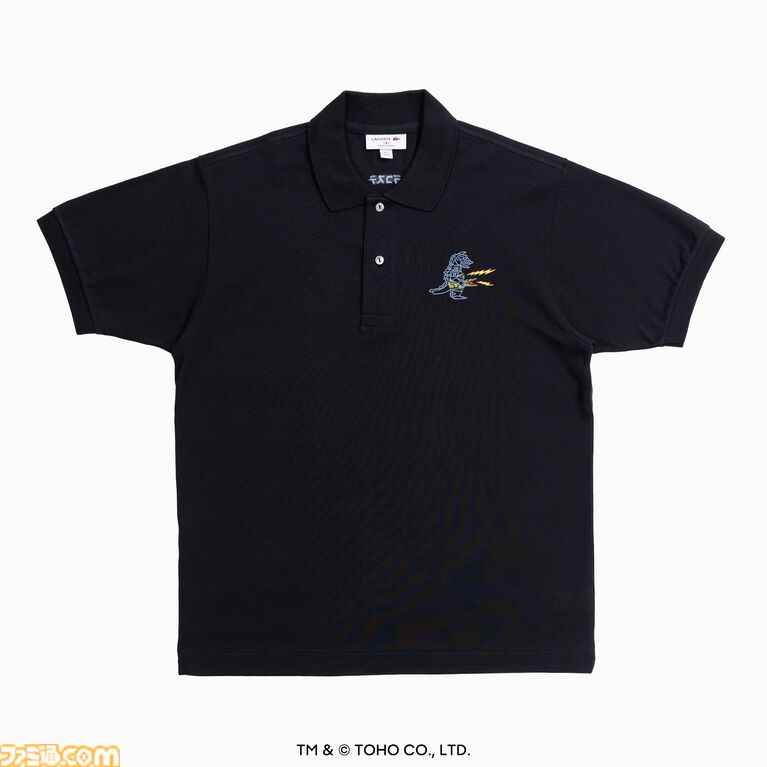 『ゴジラ』ラコステのコラボTシャツやポロシャツが発売決定。ゴジラヘッドとワニが共演したゆるかわいいデザイン