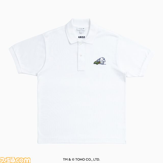 『ゴジラ』ラコステのコラボTシャツやポロシャツが発売決定。ゴジラヘッドとワニが共演したゆるかわいいデザイン