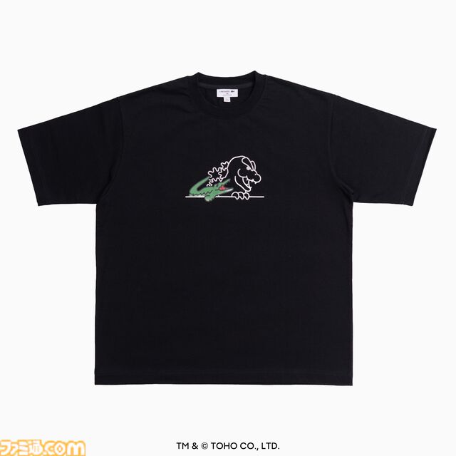 『ゴジラ』ラコステのコラボTシャツやポロシャツが発売決定。ゴジラヘッドとワニが共演したゆるかわいいデザイン