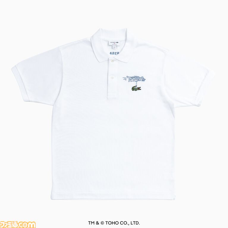 『ゴジラ』ラコステのコラボTシャツやポロシャツが発売決定。ゴジラヘッドとワニが共演したゆるかわいいデザイン
