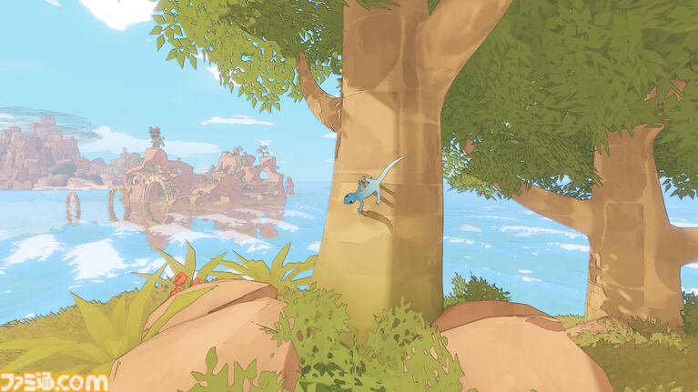 『ゲッコー・ゴッズ』本日(4/17)発売。ヤモリになって島々にある神殿を“這い回って”探索。癒しと神秘のアドベンチャー