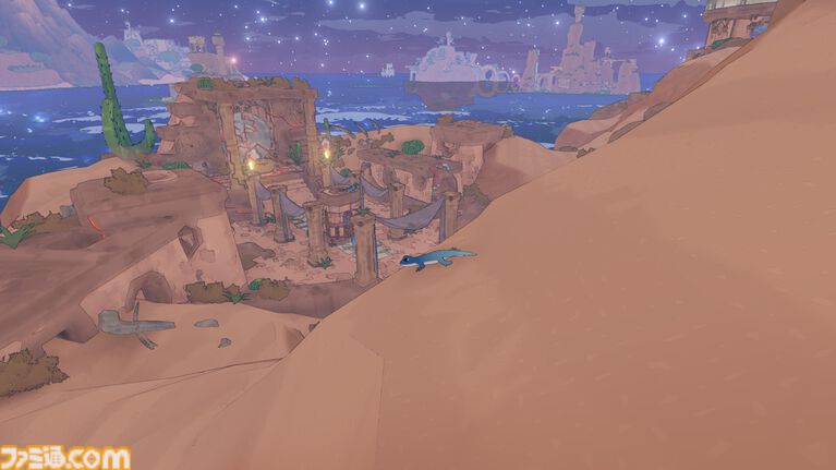 『ゲッコー・ゴッズ』本日(4/17)発売。ヤモリになって島々にある神殿を“這い回って”探索。癒しと神秘のアドベンチャー