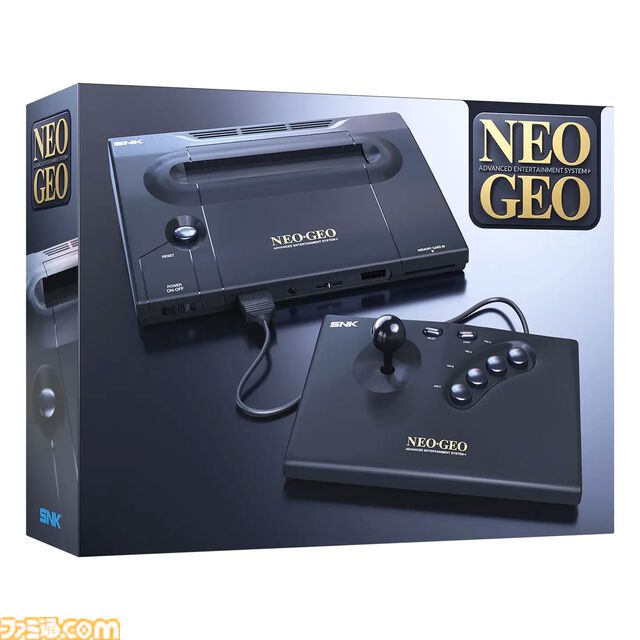 家庭用ゲーム機のNEOGEOを復刻した“NEOGEO AES+”が突然発表。11月12日発売予定