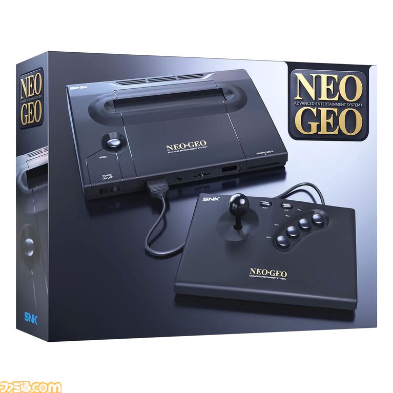 家庭用ゲーム機のNEOGEOを復刻した“NEOGEO AES+”が突然発表。11月12日発売予定