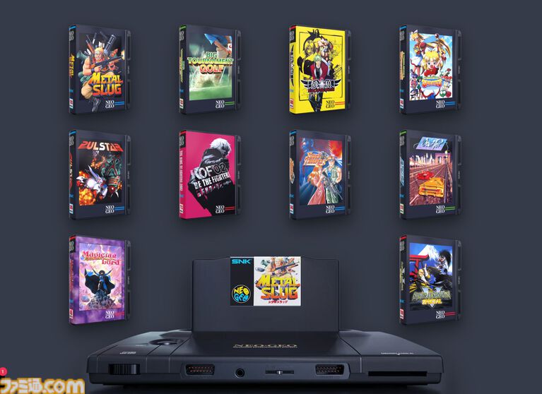 家庭用ゲーム機のNEOGEOを復刻した“NEOGEO AES+”が突然発表。11月12日発売予定