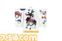 『ポケモン』スタジオアリスの新作和装がかわいい。イーブイの一つ身はフードと大きな尻尾がついた着ぐるみ風デザイン