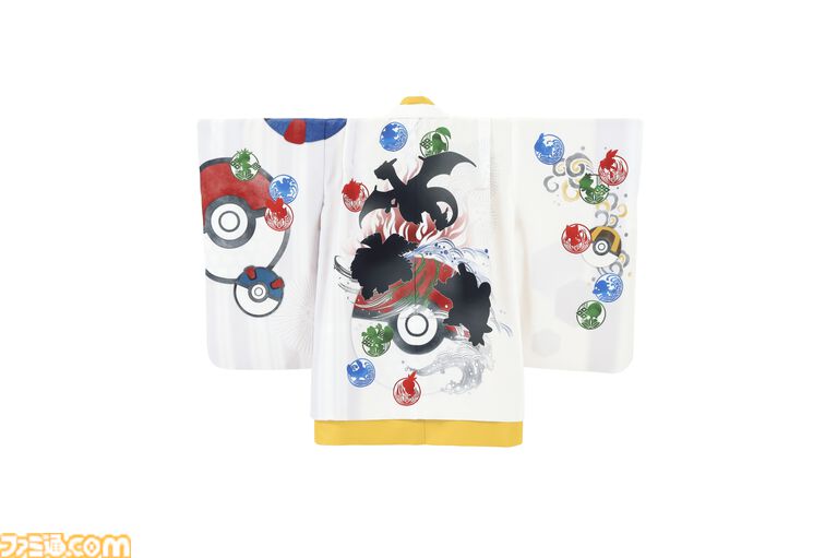 『ポケモン』スタジオアリスの新作和装がかわいい。イーブイの一つ身はフードと大きな尻尾がついた着ぐるみ風デザイン