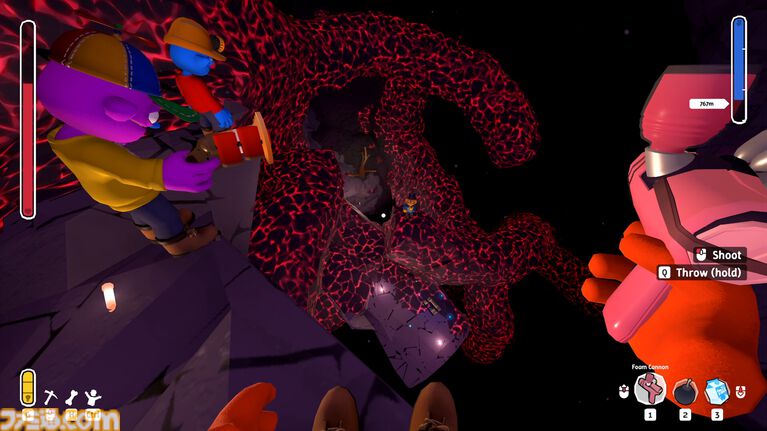 『Pratfall』最大4人で協力して落ちる・掘る・爆破する。愛犬を救い出すため、カオスな洞窟に潜っていく探検アクションがSteamに登場。4月20日配信開始