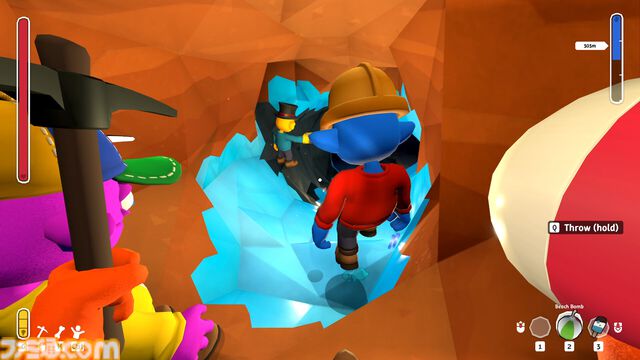 『Pratfall』最大4人で協力して落ちる・掘る・爆破する。愛犬を救い出すため、カオスな洞窟に潜っていく探検アクションがSteamに登場。4月20日配信開始