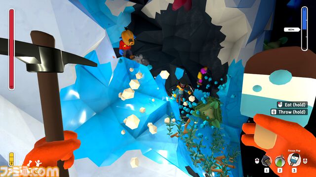 『Pratfall』最大4人で協力して落ちる・掘る・爆破する。愛犬を救い出すため、カオスな洞窟に潜っていく探検アクションがSteamに登場。4月20日配信開始