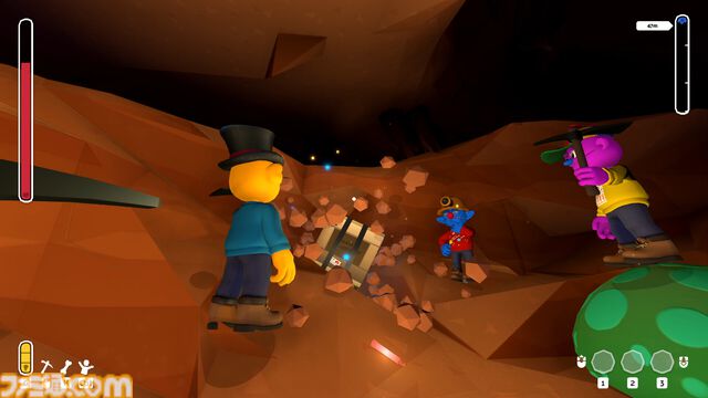 『Pratfall』最大4人で協力して落ちる・掘る・爆破する。愛犬を救い出すため、カオスな洞窟に潜っていく探検アクションがSteamに登場。4月20日配信開始