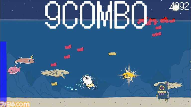 『鬼サザエトリ』ついさっき販売開始。『ゴブリン・ノーム・ホーン』の川尻こだまによるカジュアル素潜りアクションゲーム