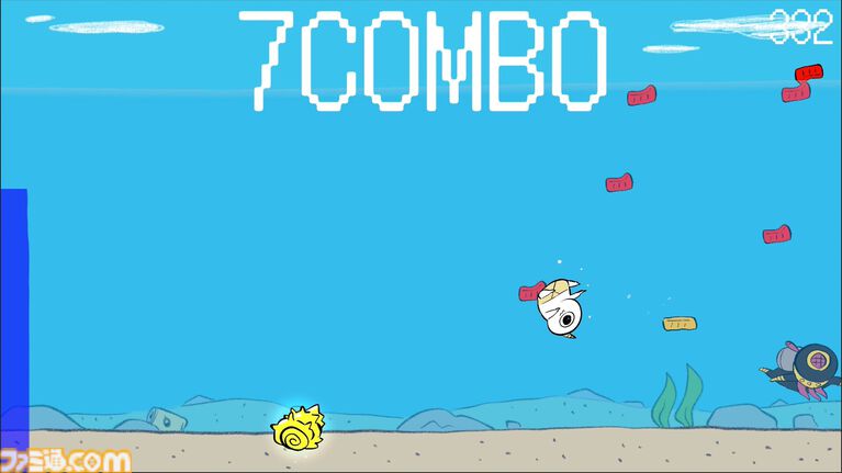 『鬼サザエトリ』ついさっき販売開始。『ゴブリン・ノーム・ホーン』の川尻こだまによるカジュアル素潜りアクションゲーム